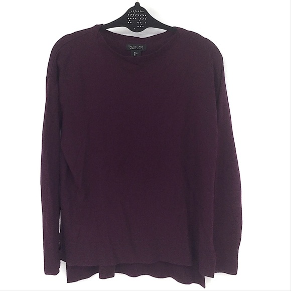 Rachel Zoe Merino Wool Sweater Small Purple - Picture 1 of 5